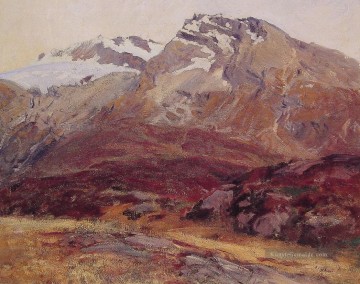 Coming Down von Mont Blanc Landschaft John Singer Sargent Ölgemälde